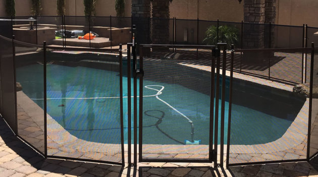 Mesh fence in Arizona